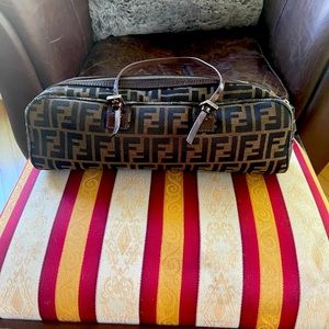 FENDI Zuchino Monogram Baguette